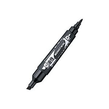 （まとめ）トンボ鉛筆 油性マーカーモノツイン OD-TME33 黒【×20セット】