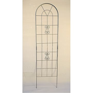 トレリス/ガーデンフェンス 【1枚入 高さ200cm】 防サビ加工 スチール 日本製 2W ワイヤーフェンス 〔園芸 ガーデニング用品〕