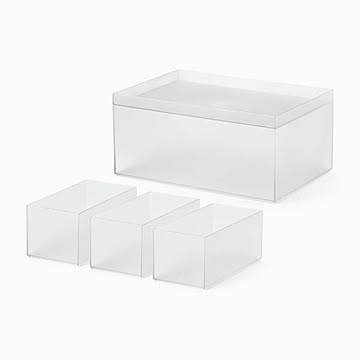 like-it ライクイット Tidy-Up Box deep 5 pcs set タイディアップボックス (深型5点セット) TDS-02 収納箱 ストレージボックス 小物収納 日本製