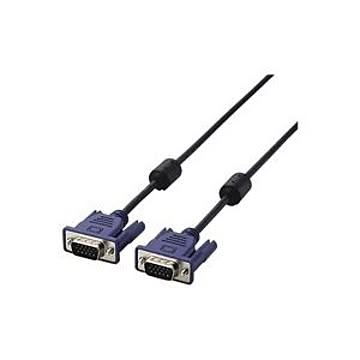 （まとめ）エレコム ELECOM ディスプレイケーブル 3m CAC-30BK【×5セット】
