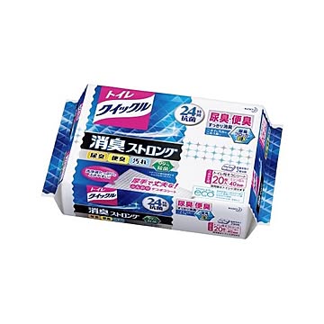(まとめ）花王 トイレクイックル消臭ストロング詰替20枚入×10セット