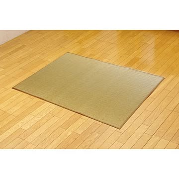 純国産 無地カラーい草ラグカーペット 『Fプラード』