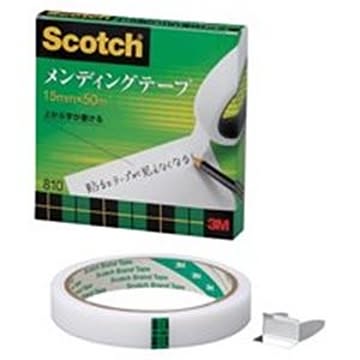 (業務用50セット) スリーエム 3M メンディングテープ 810-3-15 15mm×50m