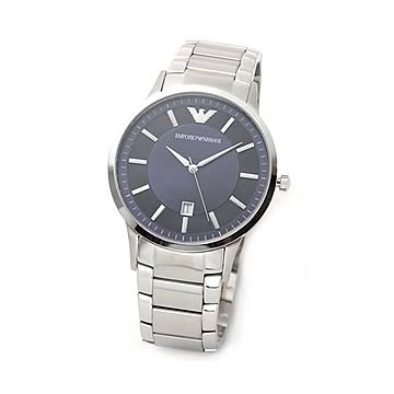 EMPORIO ARMANI（エンポリオアルマーニ） シンプルでスタイリッシュ ビジネスユースもお薦めのブレス・ウオッチ AR2477