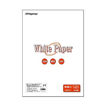 (まとめ) 長門屋商店 ホワイトペーパー A3 特厚口 110kg ナ-024 1冊(50枚)  【×10セット】