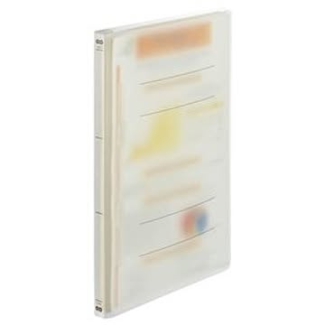 （まとめ） TANOSEE フラットファイル（PP） A4タテ 150枚収容 背幅17mm クリア 1パック（5冊） 【×10セット】