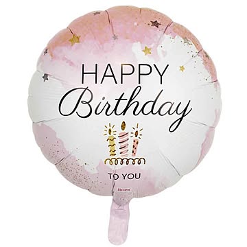 アイブレックス丸型14インチ バースデー ピンク 0201513117 【プラザセレクト】