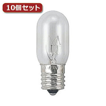 YAZAWA ミシン球 T22 E17 25W クリア10個セット T221725CMISINEX10 管理No. 4560352860562