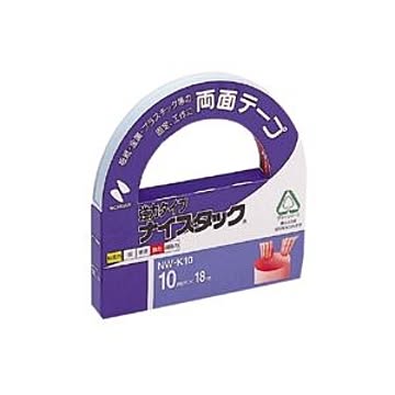 （まとめ） ニチバン ナイスタック(R) 強力タイプ NW-K10 1巻入 【×10セット】