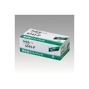 （まとめ） 住友スリーエム ポストイット(R) エコノパック(TM)製品シリーズ 10個入り 横75×縦75mm 6541-P ピンク 10個入 【×3セット】