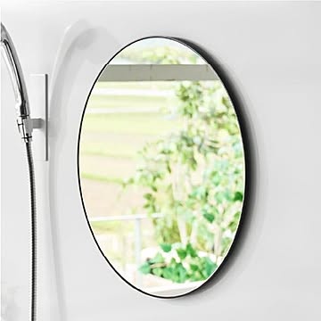 山崎実業 マグネットバスルームミラー タワー tower 【 丸型 42cm 】