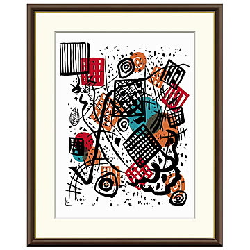 額絵 小さな世界 V ワシリー・カンディンスキー 52x42cm 三幸