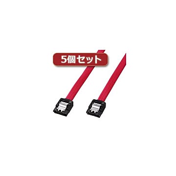 5個セット サンワサプライ シリアルATA3ケーブル TK-SATA3-1X5