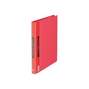 (業務用30セット) キングジム クリアファイル/ポケットファイル 【A4/タテ型】 30穴 10ポケット 139 レッド(赤)