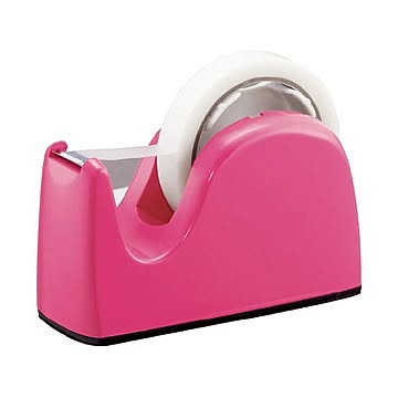 （まとめ）プラス テープカッター TC-301 ピンク 5台×10セット