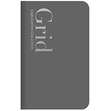 （まとめ） ロジカルプライムノート グリッド2.5 A6スリム／2.5mm方眼／120枚 NA601-11【×5セット】