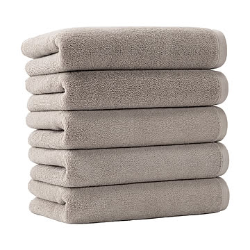 スマートエール しっかり長持ちフェイスタオル 5枚 【プラザセレクト】