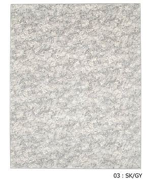 プレーベル ベルギー製 ラグマット 防炎 261×352cm 江戸間6畳 03 SK GY