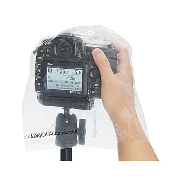 エツミ カメラレインカバーM 簡易型 10個セット（2個入り×5パック） VE-6915-5