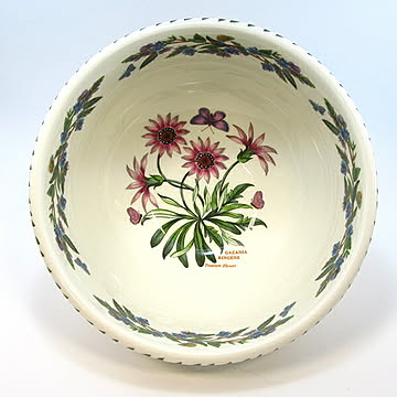 ポートメリオン　ボタニックガーデン　サラダボール23cm Tflower（クンショウギク）BGHU45100　洋食器　イギリス　ボタニック