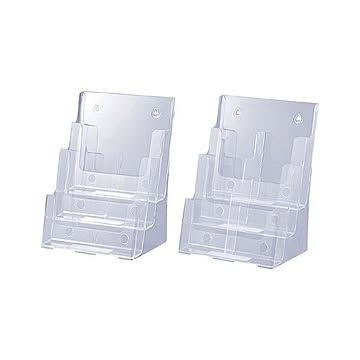 (まとめ) セキセイ カタログスタンド A4 縦3段 外寸W241×H321×D203mm CSD-2773 1個 【×30セット】