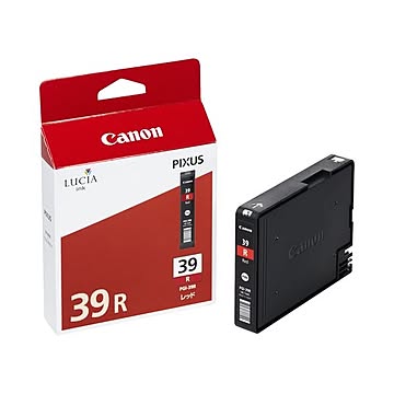 （まとめ） キャノン Canon インクタンク PGI-39R レッド 4866B001 1個 ×3セット