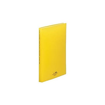 （まとめ）LIHITLAB クリヤーブック A4S N5001-5 黄【×10セット】