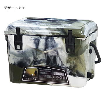 キュリアス ICE AGE 20QT クーラーボックス 18.9L デザートカモ