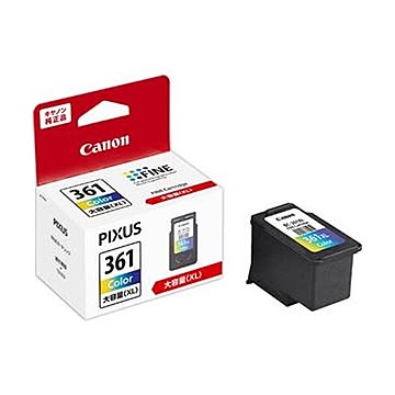 （まとめ）キヤノン FINEカートリッジBC-361XL 3色一体型 大容量 3726C001 1個【×3セット】