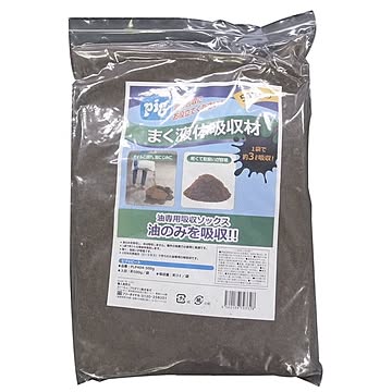 （まとめ）pig 吸収材(油専用吸着剤粉)/ピグピート 【0.5kg】 100％天然成分 PLP404500G SK 〔業務用/DIY/日曜大工〕【×20セット】