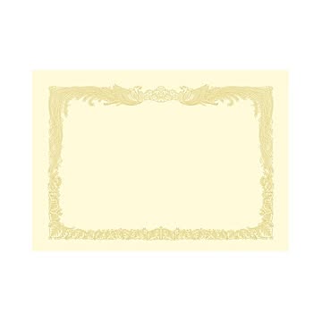 （まとめ） タカ印 OA賞状用紙 クリーム B4 タテ書用 10-1077 1冊（10枚） 【×5セット】