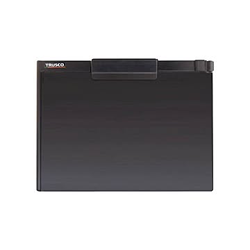 まとめ TRUSCOペンホルダー付クリップボードマグネット付 A4横 黒 TCBM-A4S-BK 1個 ×30セット