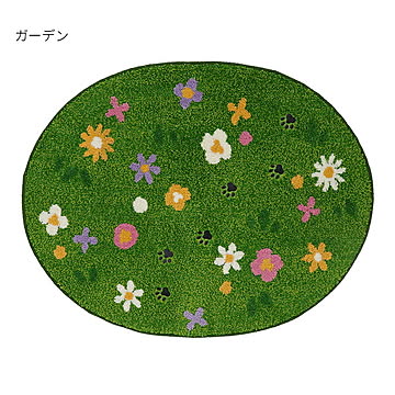 ラグタス 猫ラグ 70x90cm ガーデン