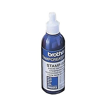 (まとめ) ブラザー BROTHER スタンプ用補充インク 青 20cc PRINKE 1本 【×10セット】