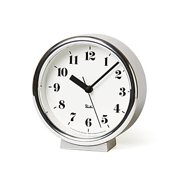 【Lemnos/レムノス】RIKI ALUMINUM CLOCK / リキ アルミニウム　クロック