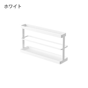 山崎実業 ツーウェイベランダスリッパラック トレー付き タワー tower