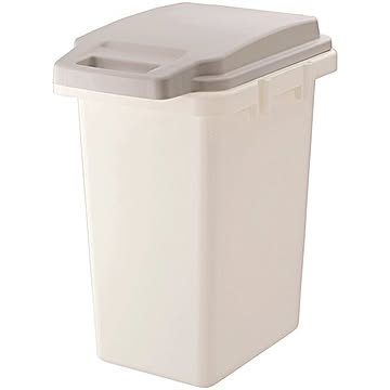 日本製 33L グレー ゴミ箱 ふた付き 防臭 防汚加工 店舗・キッチン向け