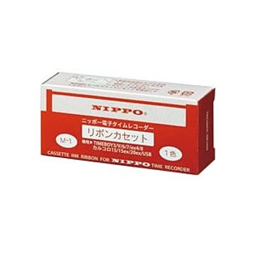 ニッポータイムレコーダ用インクリボン 黒 M-1