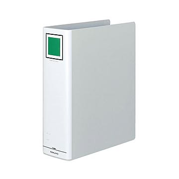 (まとめ) コクヨ チューブファイル(エコ) 片開き A4タテ 800枚収容 背幅95mm シルバー フ-E680C 1冊 【×5セット】