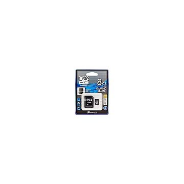 （まとめ）アンサー microSD 8GB （SDカードアダプタ付） class10 ANS-MSD8G×3セット