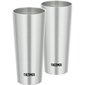 6個セット 真空断熱タンブラー 400ml/2個組 ステンレス 直径7cm×高さ16cm/1個 保温・保冷 『THERMOS サーモス』