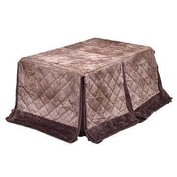 ハイコタツ掛布団　(135cm×85cm用） コーデュロイブラウン 