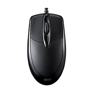 まとめサンワサプライ PS/2有線光学式マウスブラック MA-130HPBK 1個×3セット