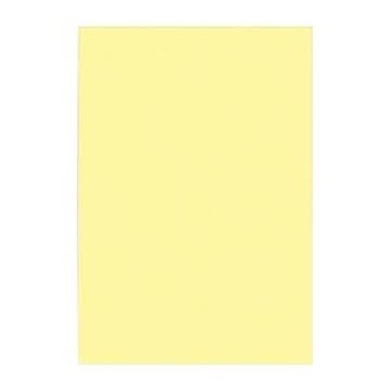 （まとめ） 文運堂 ニューカラーR 八ツ切 横271×縦392mm 8NCR-134 ライトイエロー 100枚入 【×2セット】