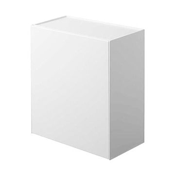 山崎実業 タワー ウォールトイレポット＆収納ケース ホワイト