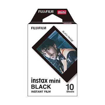 まとめ富士フイルム チェキ用フィルムinstax mini ブラック 1パック10枚×5セット