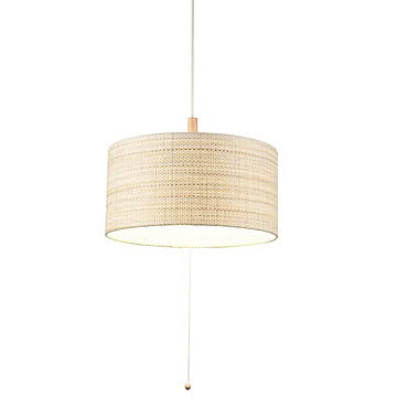 RATTAN ラタン (白熱球付属) NP-5083 ペンダントライト ペンダントランプ 吊下げ照明 天井照明 LED対応 E26 100W×3灯 和モダン アジアン モロッコ ナチュラル 北欧