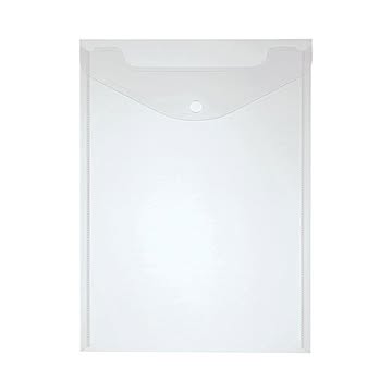 （まとめ）TANOSEE エンベロープ A4タテクリア 1セット（20枚：4枚×5パック）【×5セット】