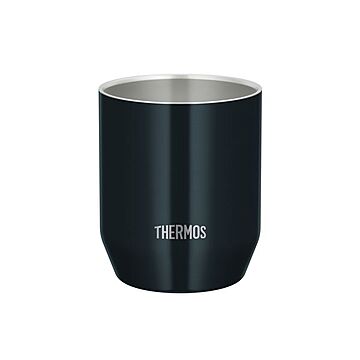 サーモス/THERMOS 真空断熱 ステンレス カップ 360ml ブラック 魔法びん構造 保温 保冷対応 〔お茶 コーヒー〕