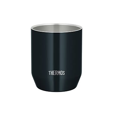 サーモス/THERMOS 真空断熱 ステンレス カップ 360ml ブラック 魔法びん構造 保温 保冷対応 〔お茶 コーヒー〕